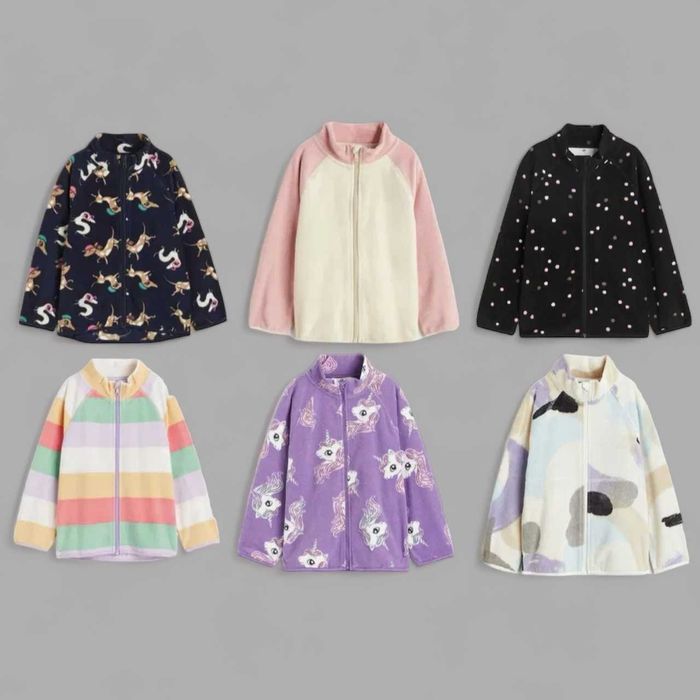 Флиска флисовая кофта фліска H&M 4/6, 6/8, 8/10, 10/12