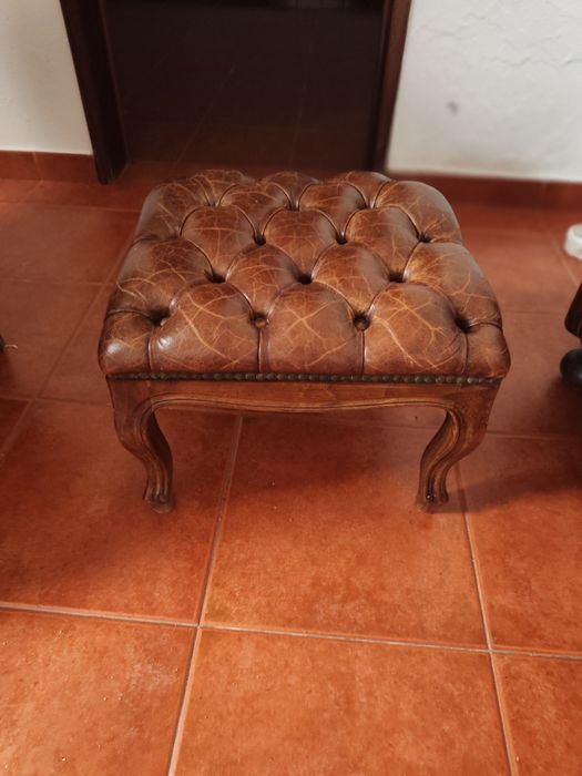 Sofá Vintage em pele