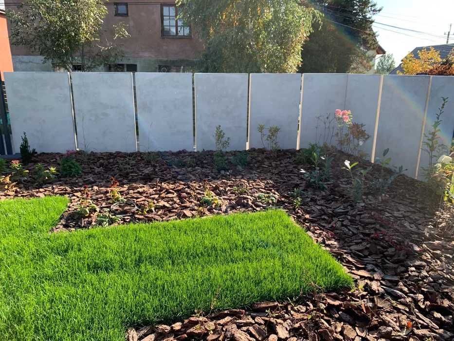 Mur ogrodzeniowy | nowoczesne ogrodzenie | elka ogrodzeniowa