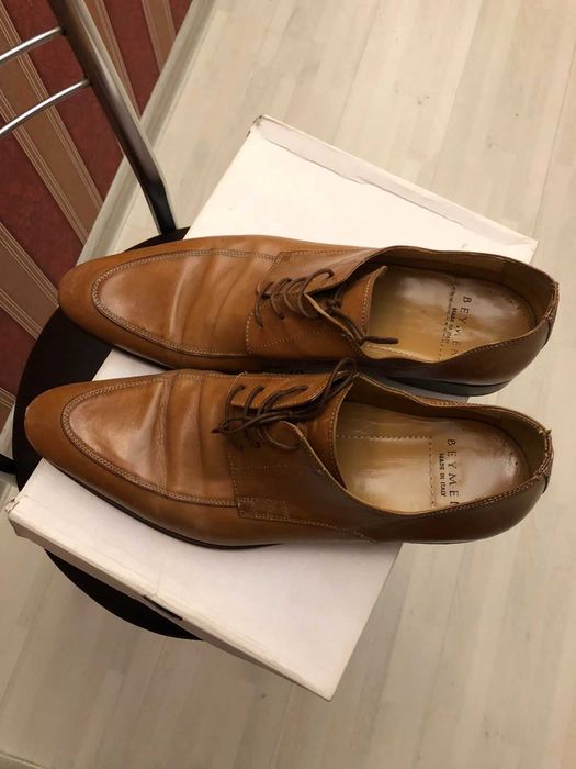Кожаные итальянские туфли дерби Beymen