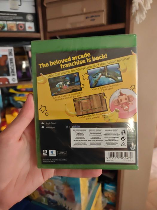 Xbox One S X Series Super Monkey Ball Banana Blitz HD Nowa w Folii