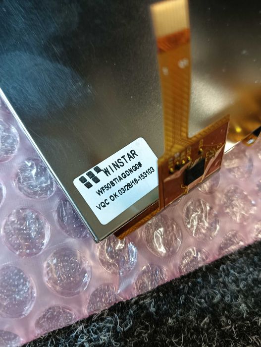 Wyświetlacz EKRAN Winstar TFT LCD 5 cali 800x480 z dotykiem. 58szt