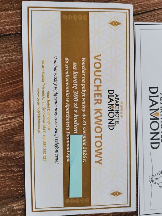 Voucher Aparthotel Diamond w Białce Tatrzańskiej plus zniżka do restau