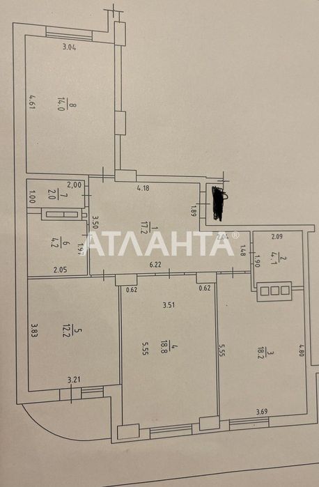 ЖК Янтарный. Котовского. 3 комн. 93 м. ТОРГ! Мебель, ремонт.