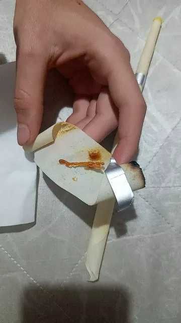 Vela remoção de cera de ouvido