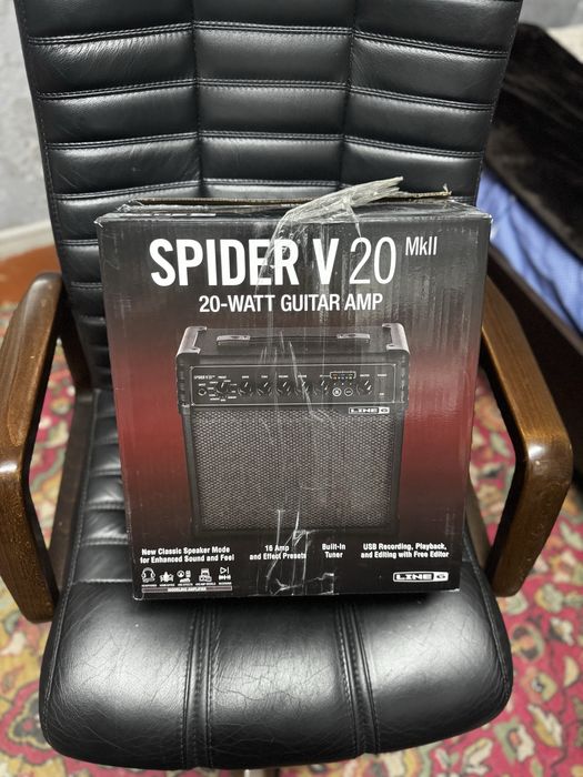 Продається комплект Cort cr100+line 6 mkII spider v20