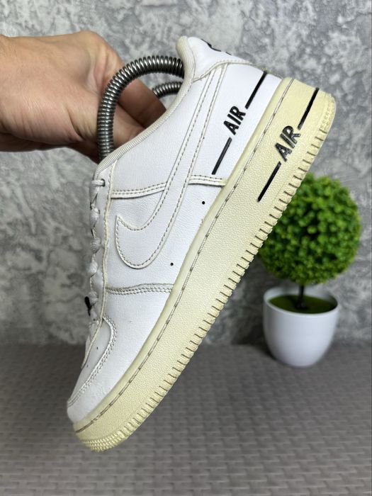 Nike Air Force 1 кроссовки 38 размер кожаные спортивные белые