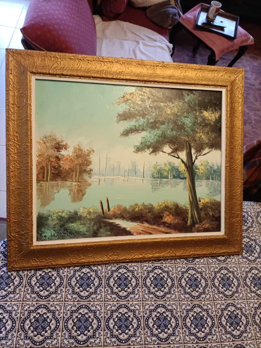 Quadro: Paisagem a Óleo