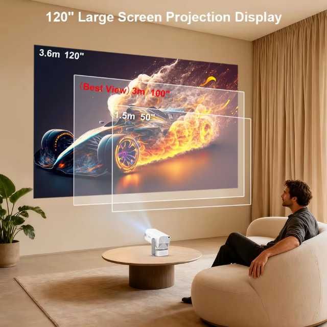 ThundeaL TD80 Pro Mini Проектор Full HD 1080P 4K Video WIFI Android