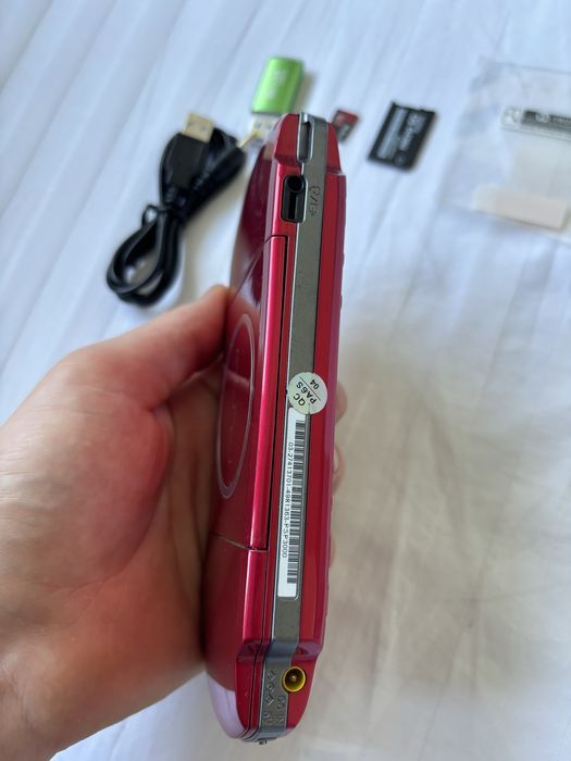 Psp 3000 Radiant Red stan bdb zestaw 64 gb