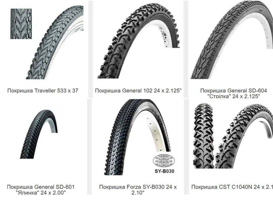 Покрышка на велосипед 24 шина резина скат 24 х 1.75 1.90 1.95 2.125