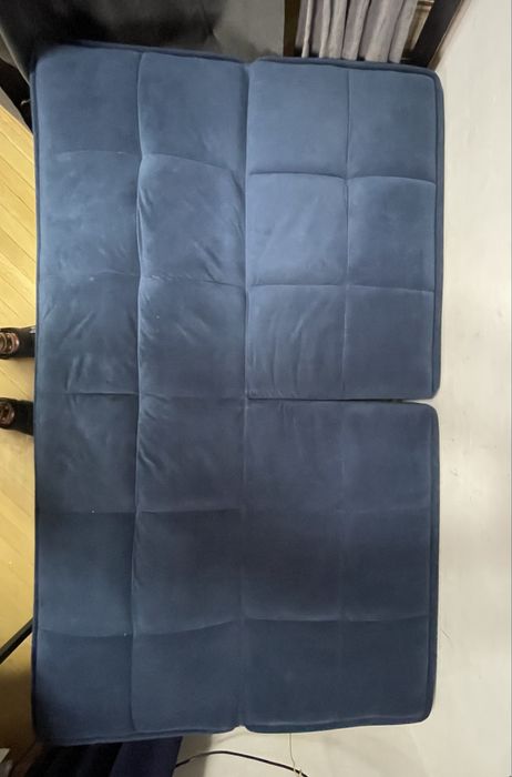 Диван книжка синій розкладний