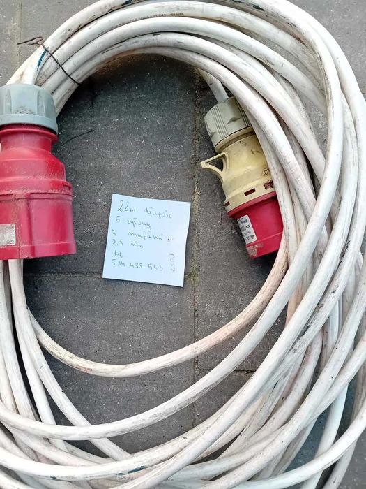 Sprzedam kabel 5 żyłowy 2.5mm