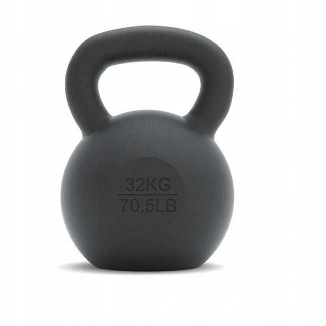 Kettlebell 32kg kettle żeliwny odważnik hantel kula do ćwiczeń KR