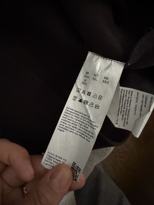 Czarna męska bluza Hugo Boss