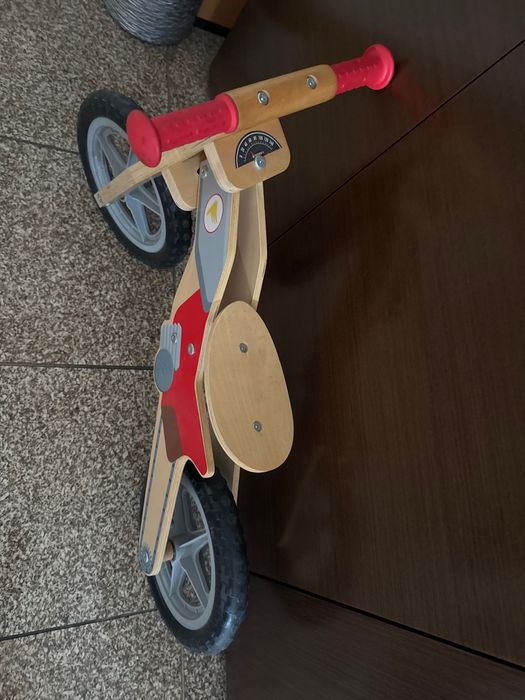 Bicicleta criança madeira