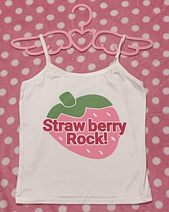 Майка Strawberry rock! Cutecore Jojifuku Kawaii