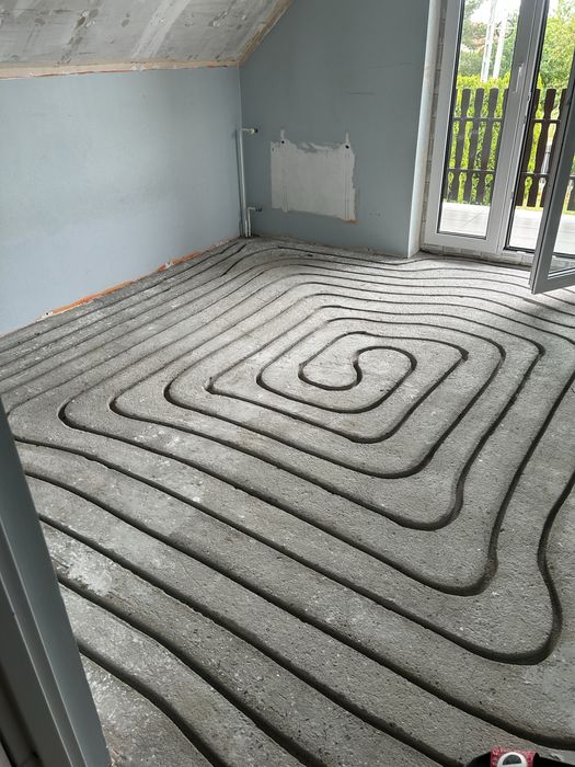 Frezowanie pod ogrzewanie podłogowe