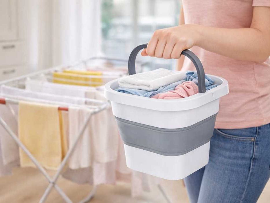 Wiadro silikonowe 5L składane idealne na camping