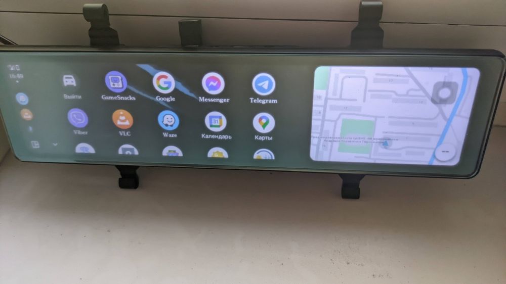 Видеорегистратор Зеркало 4k  12 дюймов Android Auto,Carpley