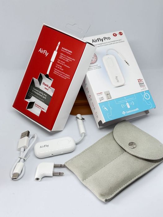 Adapter Bluetooth Twelve South AirFly Pro | AirPods | Samolot | Double-Jack
