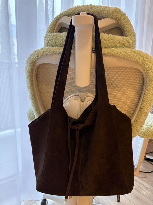 Torba shopperka mango skórzana