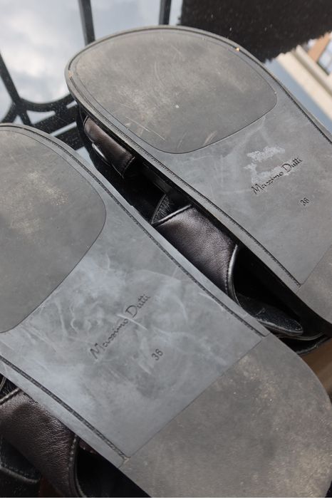 Кожаные босоножки Massimo dutti