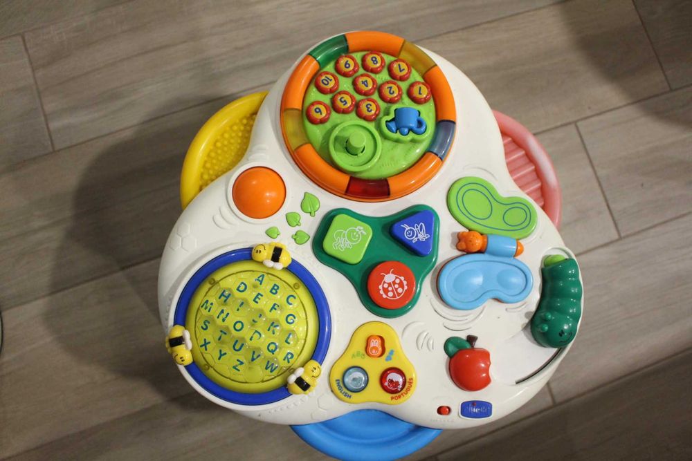 mesa interativa de brincar