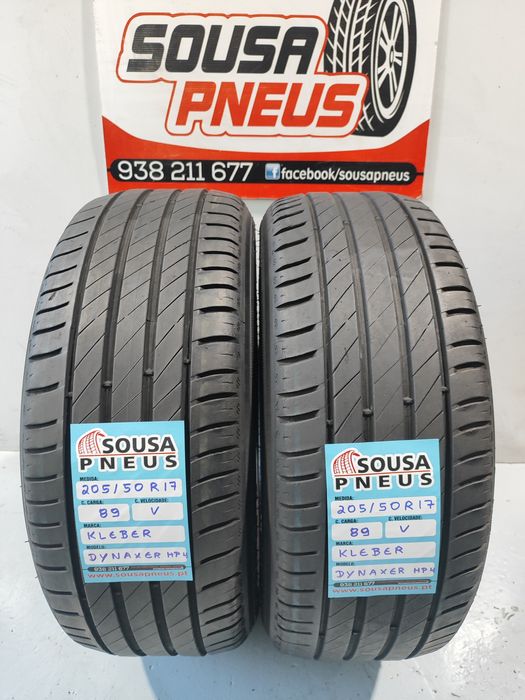 2 pneus semi novos 205-50R17 Kleber - Oferta dos Portes
