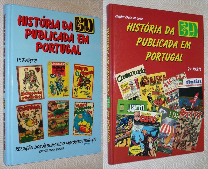 História da BD Publicada em Portugal - 2 vols Edições Época De Ouro