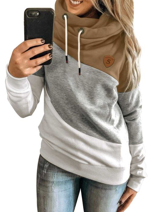 Nowa damska bluza dresowa / bluzka / kaptur / golf ! S !4029!