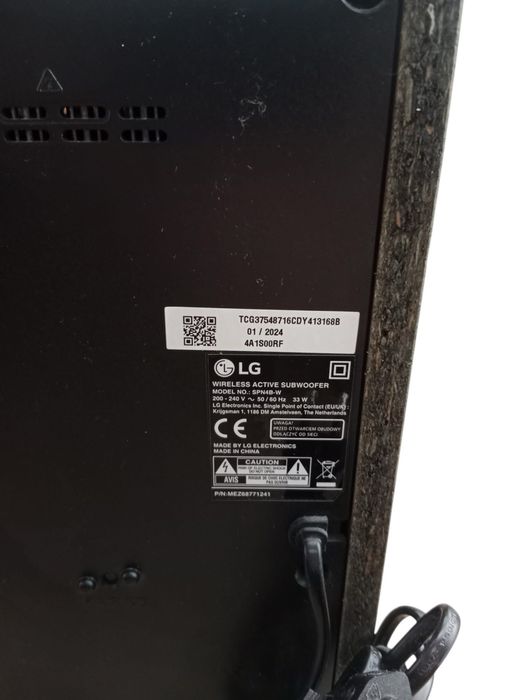 Soundbar+sub lg sn4r