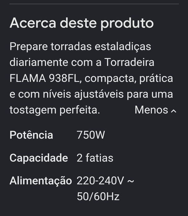 Torradeira potente