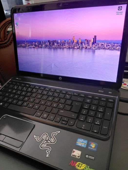 Computador portatil hp pavilon completo impecavel