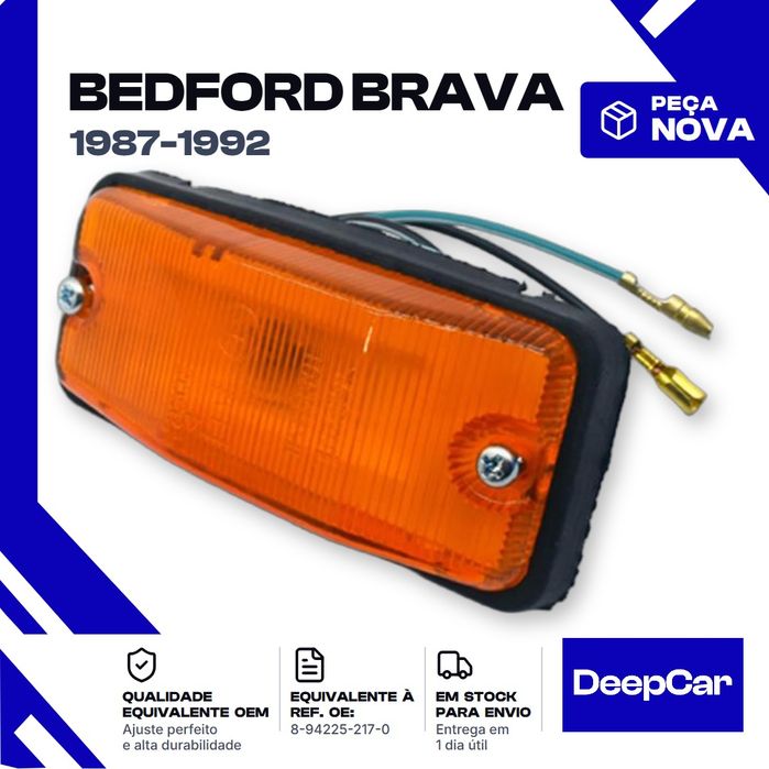 Farolim lateral Bedford Brava 8-94225-217-0 Esquerdo (1987-1992) Peça Nova