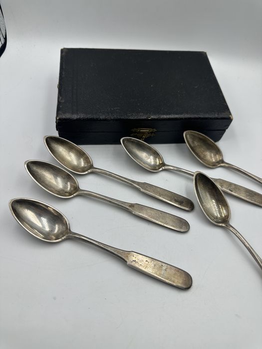 Przedwojenne srebrne łyżeczki do herbaty Bolesław Armatowicz Kraków