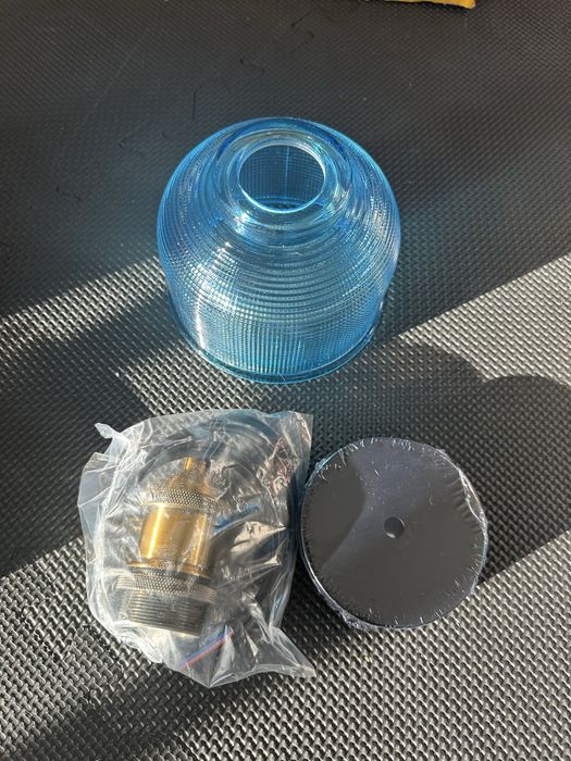 Lampa wisząca szklana