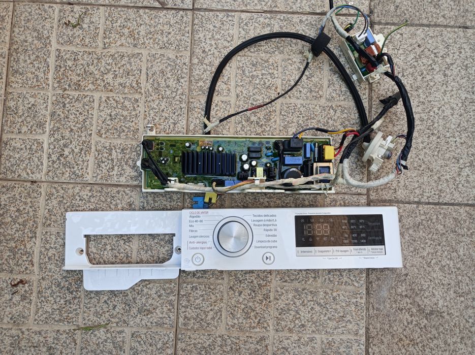 Placa eletrónica máquina roupa LG 9kg