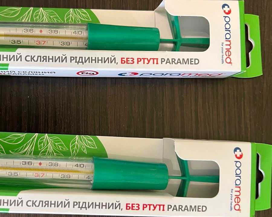 Термометр (градусник) БЕЗ РТУТИ Paramed: 120 грн. - Прочая техника для ...