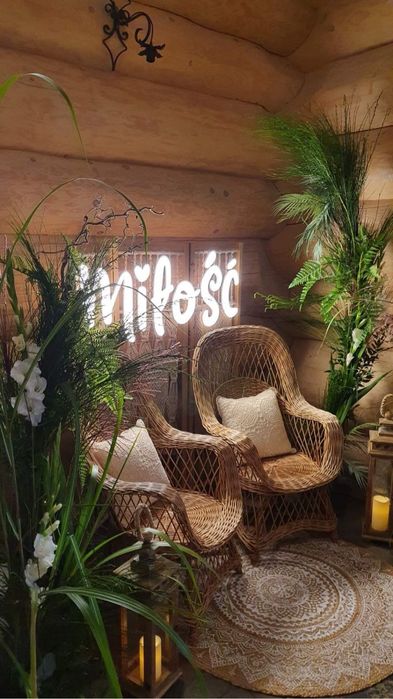 Napis led Miłość, ledon, neon weselny