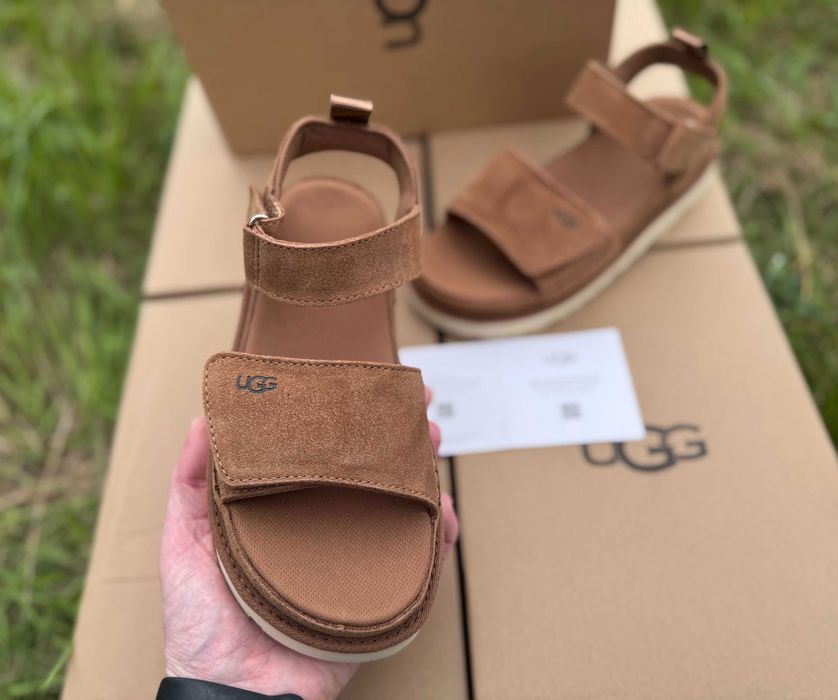 Босоножки / Босоніжки Ugg W Goldenstar Sandals Chestnut / Brown  Оригінал / Угг Сандалі / Уггі / Угги /Уги