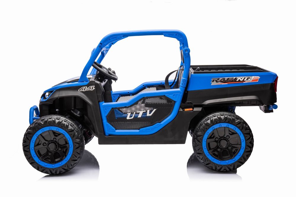 +Kluczyk 4x4 24V Auto na akumulator Farmer Truck UTV Racing Niebieski