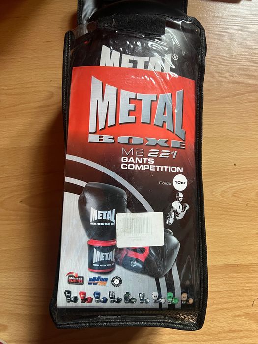 Rękawice bokserskie metal boxe