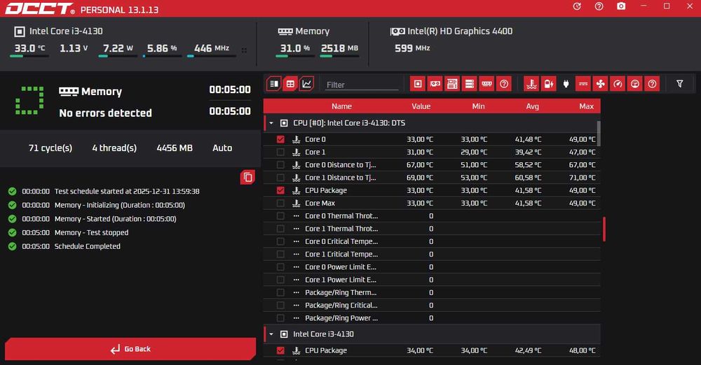 Sprawna Pamięć Ram ddr3 1x8gb 1333mhz Goodram