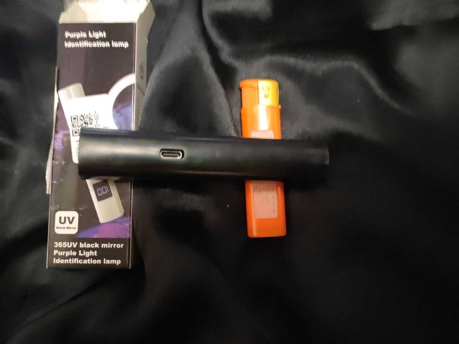 Ультрафиолетовый фонарь 365nm на аккумуляторе с таймером