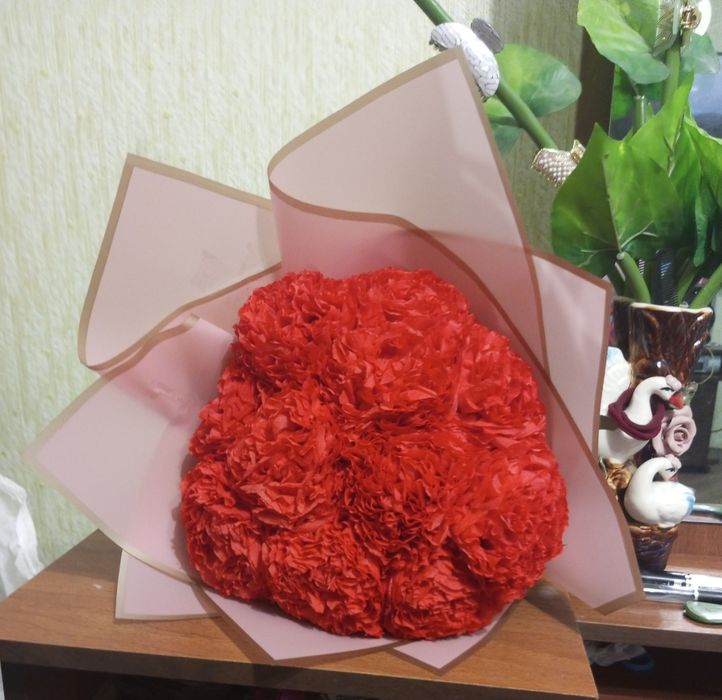 Букети з атласної стрічки на замовлення