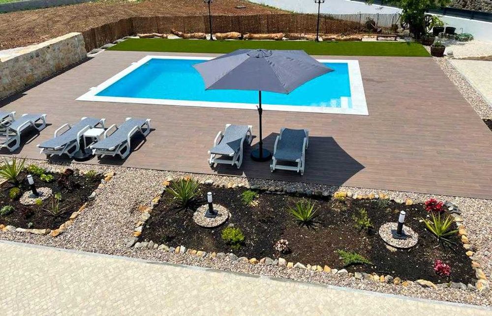 Casas ganchinho com piscina para turismo rural até 18 pax