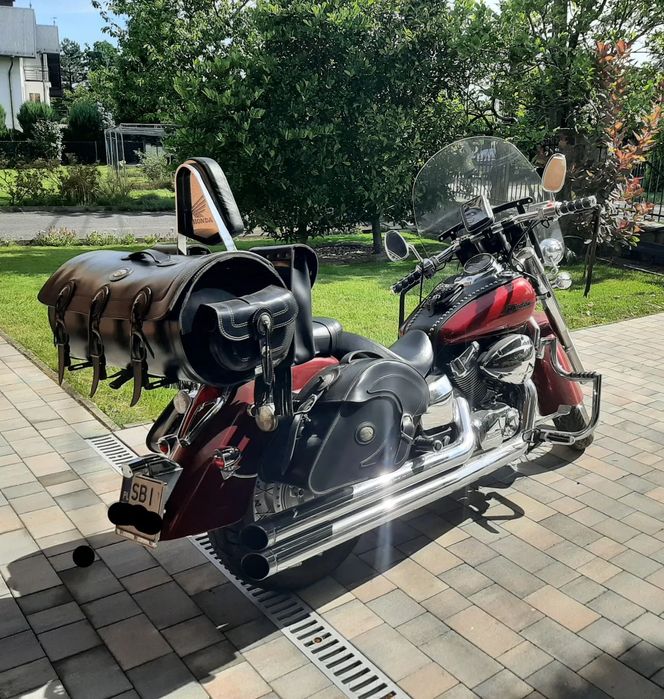 Honda Shadow ładnie ubrana Shadow'ka
