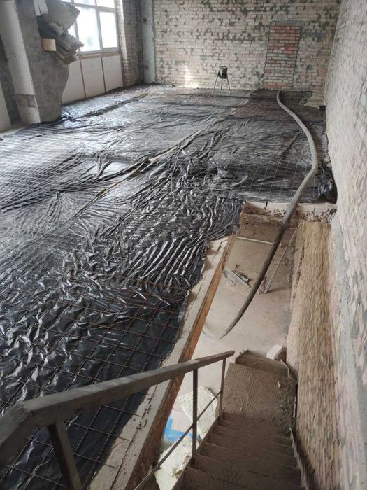 Стяжка підлоги машинна стяжка пола Київ та область стяжка пола.
