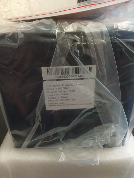 В Наявності HumsiENK LiFePO4 Акумулятор 12V 100Ah з BMS 6000+ циклів